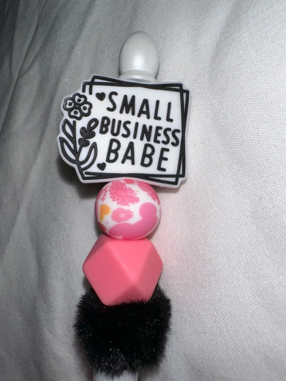 STYLUS - “Small Business Babe” Pink Handmade stylus/pen - Picture 2 of 5